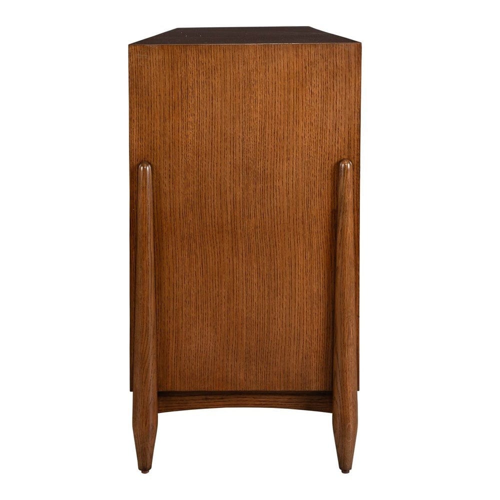 Black Label Tiger Eye 6 Drawer 1 Door Chest.