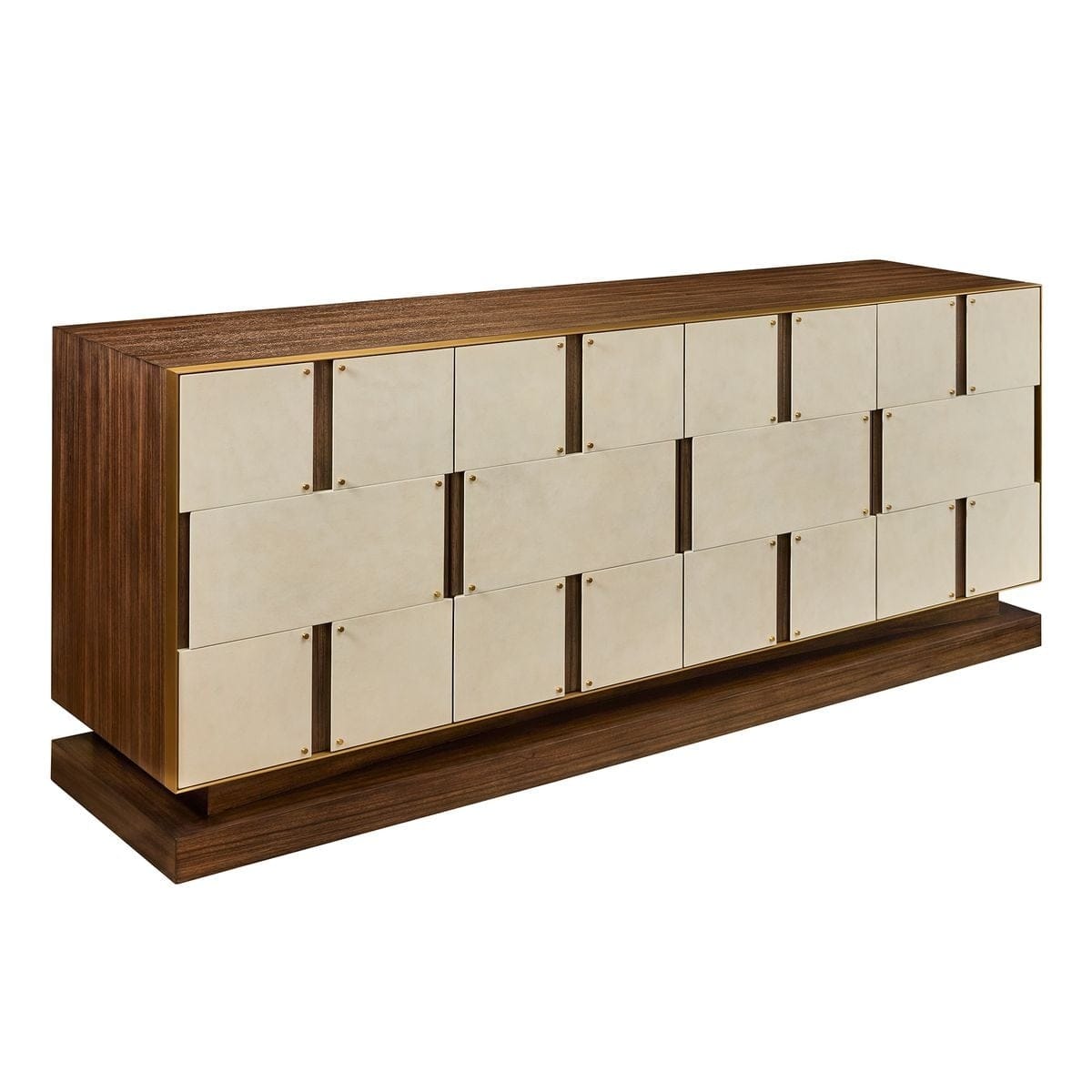 Uttermost Living Block Buster 4 Door Cabinet House of Isabella UK