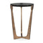 Uttermost Living Bohdi Outdoor Brass Accent Table House of Isabella UK