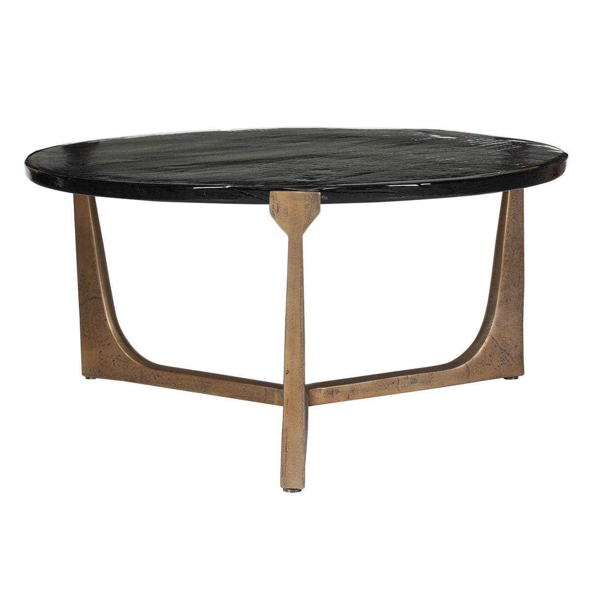 Uttermost Living Bohdi Outdoor Brass Coffee Table House of Isabella UK