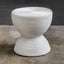 Uttermost Living Bongo White Rattan Side Table House of Isabella UK