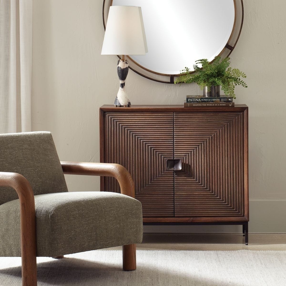 Uttermost Living Bottom Line 2 Door Cabinet House of Isabella UK