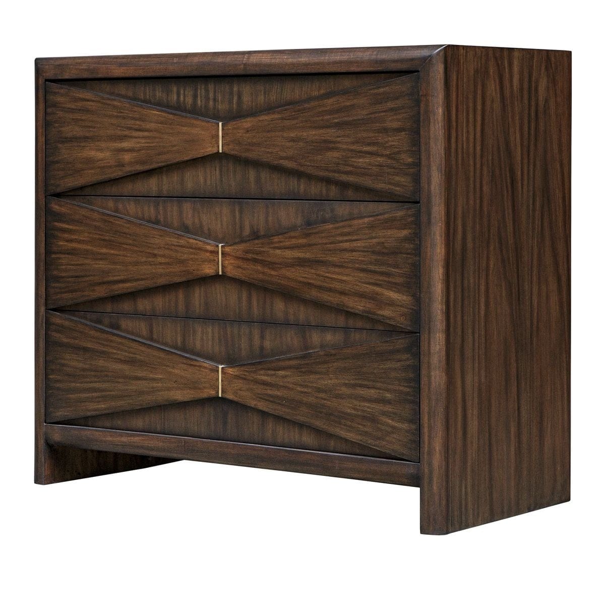 Uttermost Living Bowtie 3 Drawer Mid-Century Chest House of Isabella UK