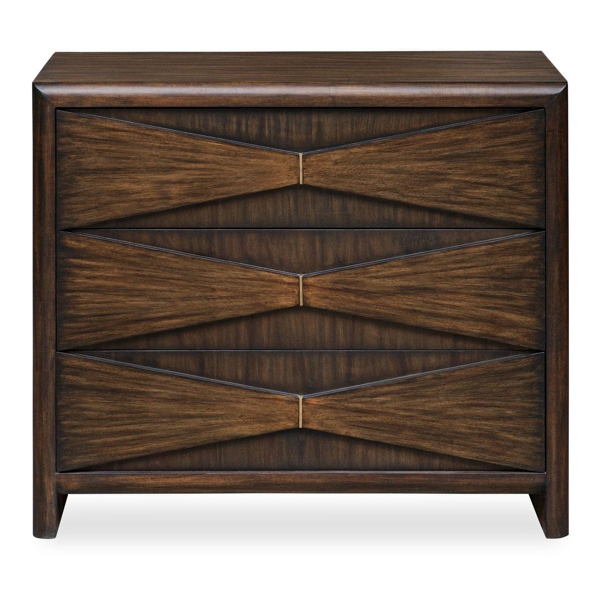 Uttermost Living Bowtie 3 Drawer Mid-Century Chest House of Isabella UK