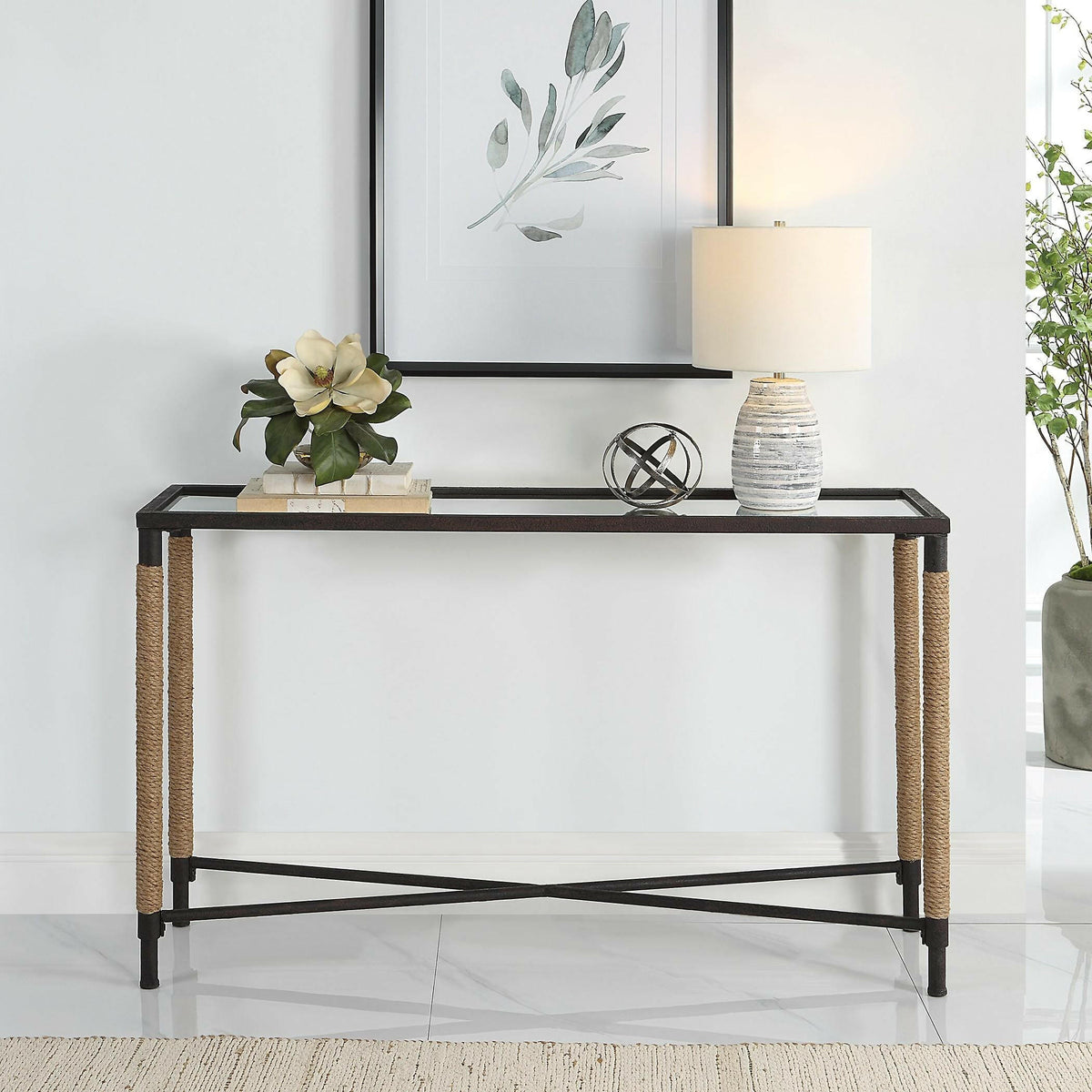 Braddock Coastal Console Table.