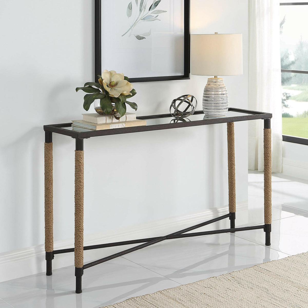 Braddock Coastal Console Table.