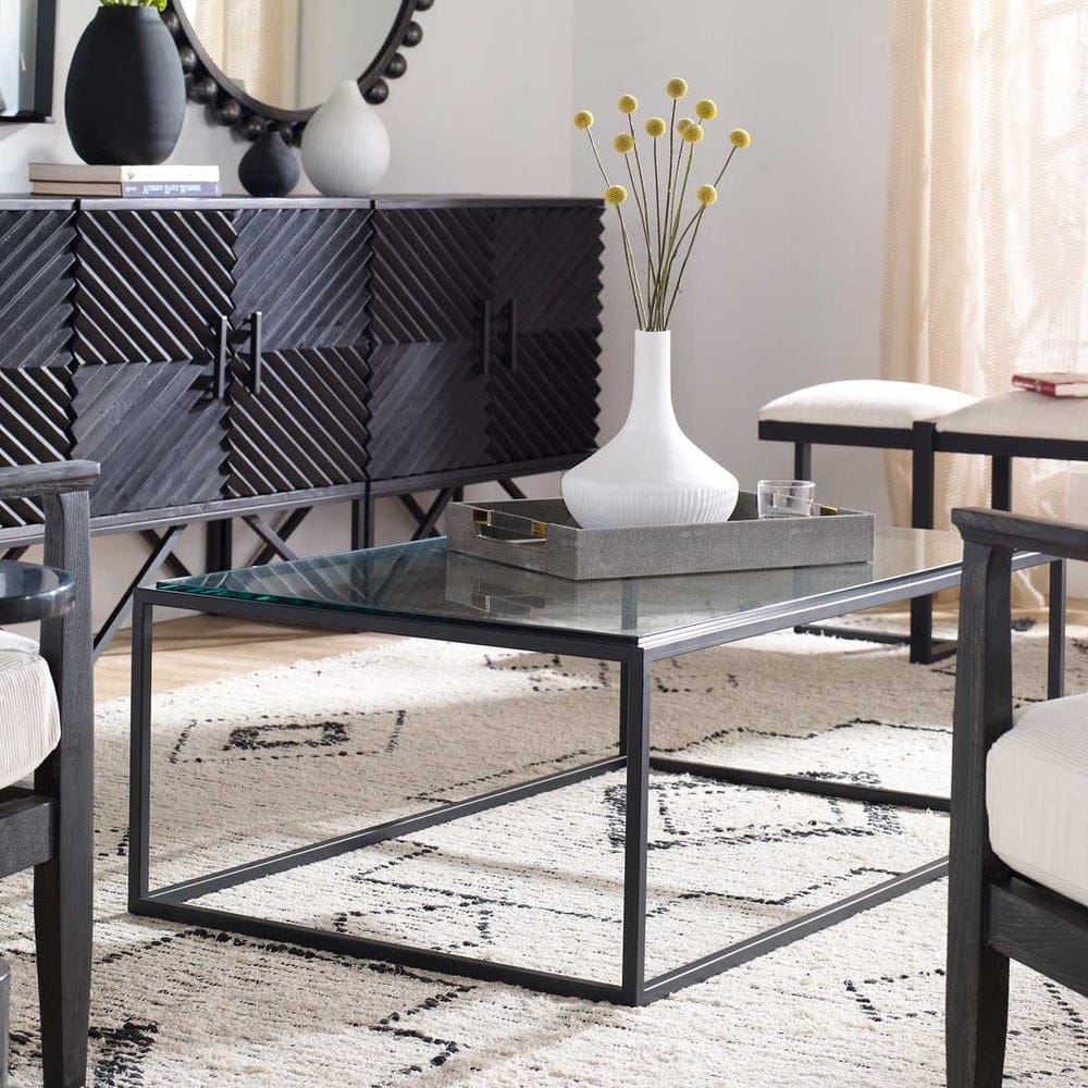 Uttermost Living Bravura Black Coffee Table House of Isabella UK