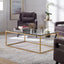 Uttermost Living Bravura Gold Coffee Table House of Isabella UK