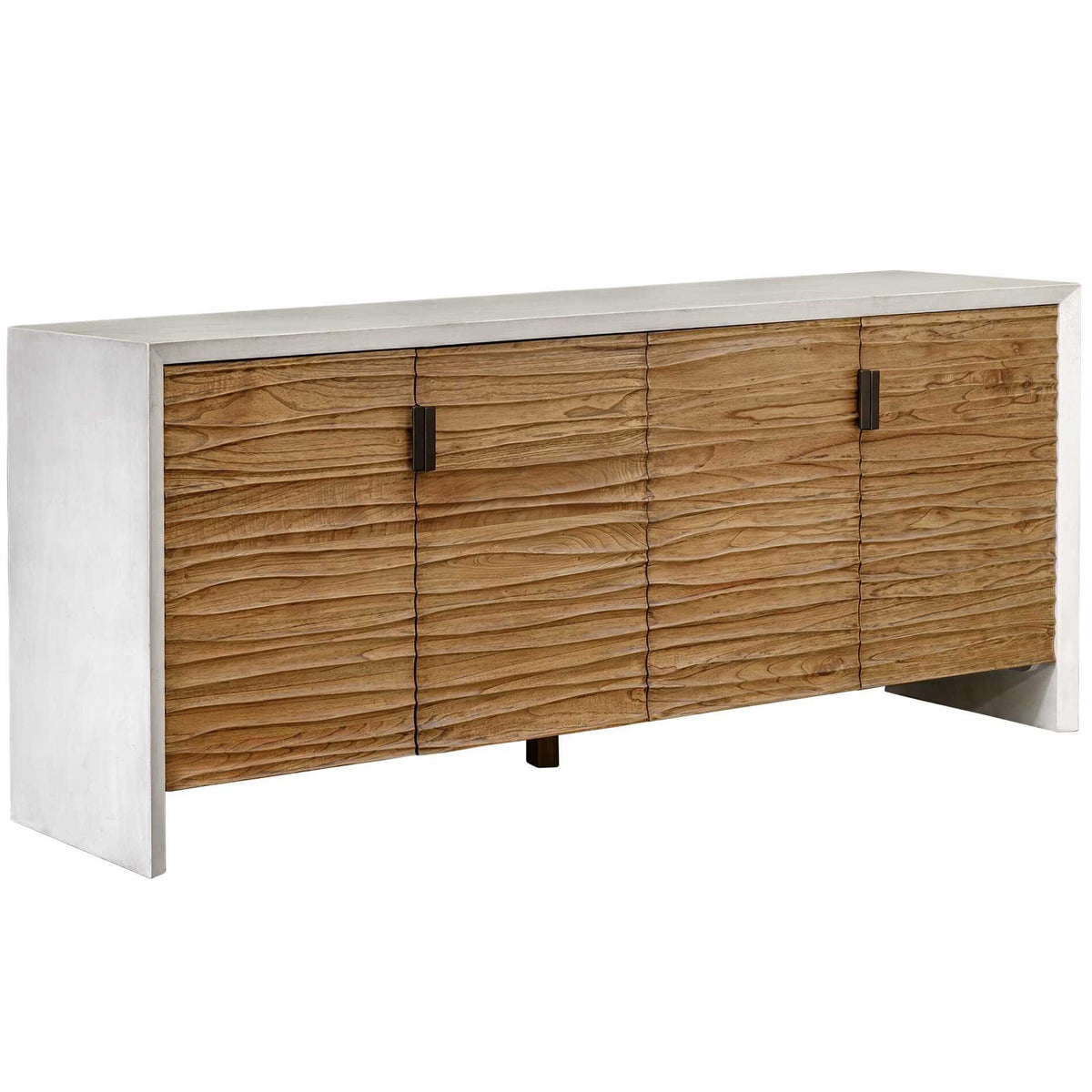 Uttermost Living Brinson Sideboard in Carved Wood House of Isabella UK
