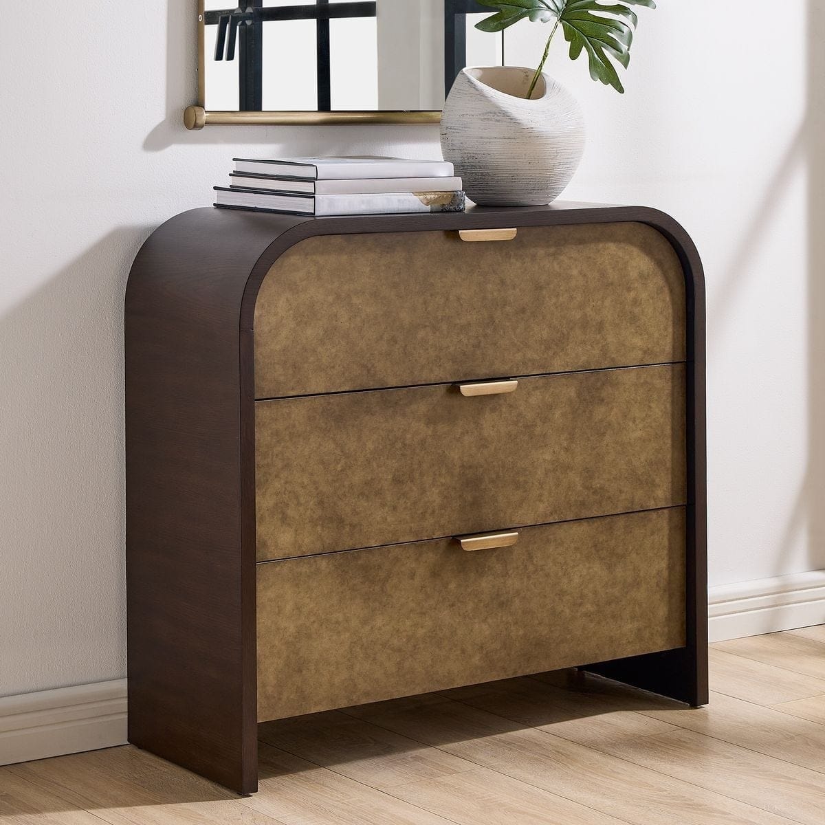 Uttermost Living Byrams 3 Drawer Chest in Oak House of Isabella UK