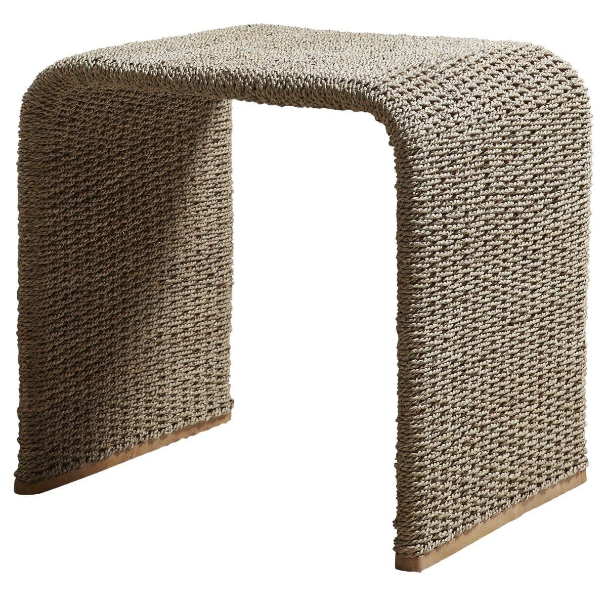 Uttermost Living Calabria Woven Seagrass End Table House of Isabella UK