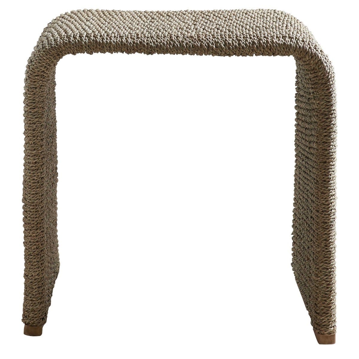 Uttermost Living Calabria Woven Seagrass End Table House of Isabella UK