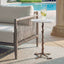 Uttermost Living Calais White Marble Side Table House of Isabella UK