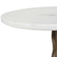 Uttermost Living Calais White Marble Side Table House of Isabella UK