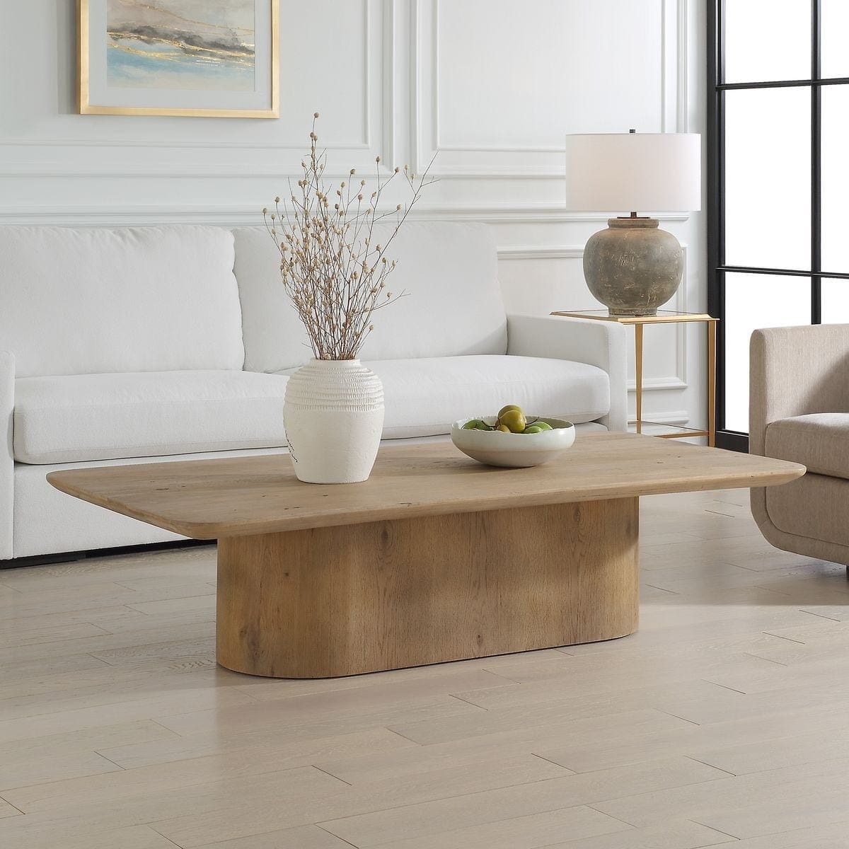 Uttermost Living Camerlin Oak Coffee Table House of Isabella UK