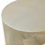 Uttermost Living Cassandra Gold Drum Side Table House of Isabella UK