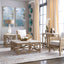 Uttermost Living Catali Ivory Stone Console Table House of Isabella UK