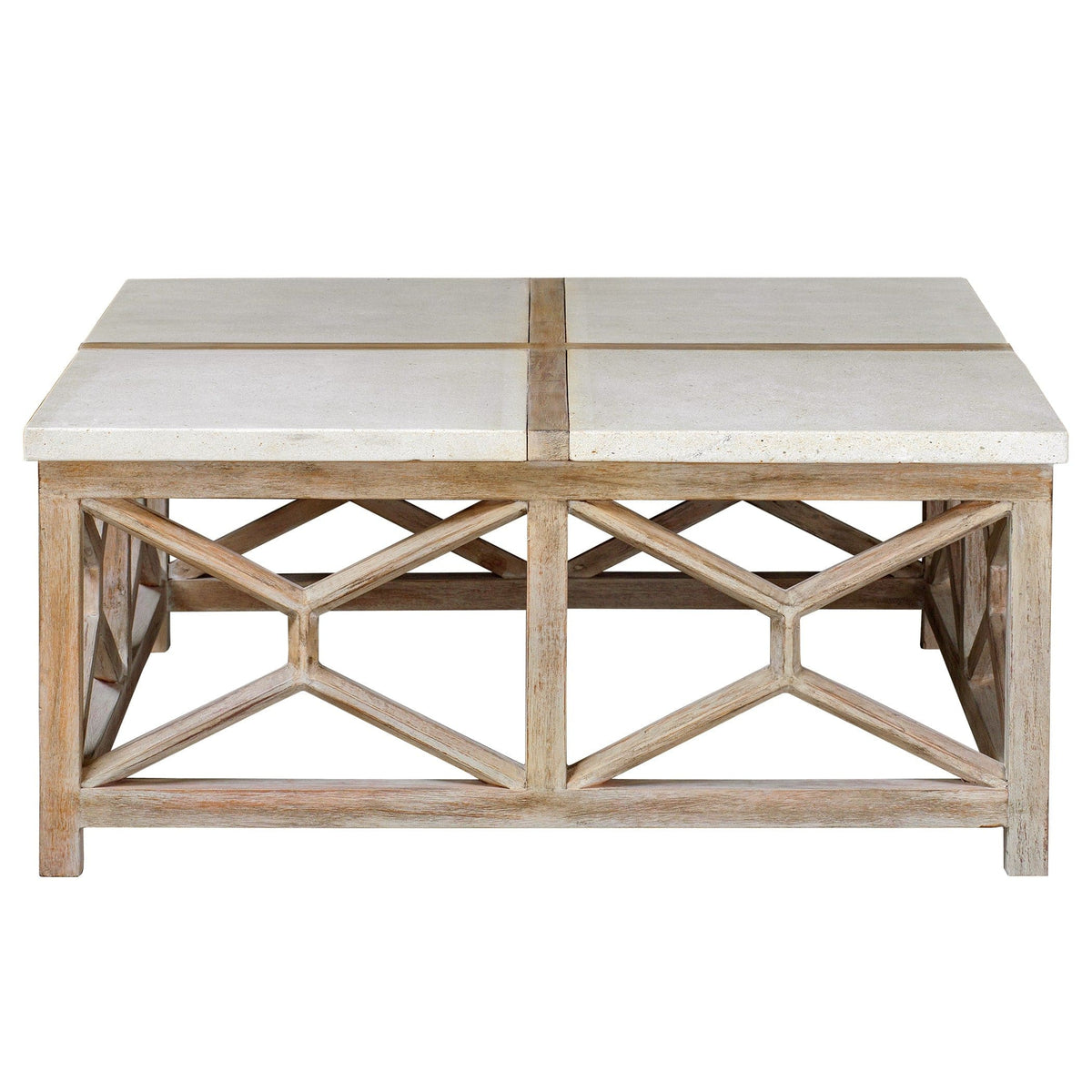 Uttermost Living Catali Stone Coffee Table House of Isabella UK