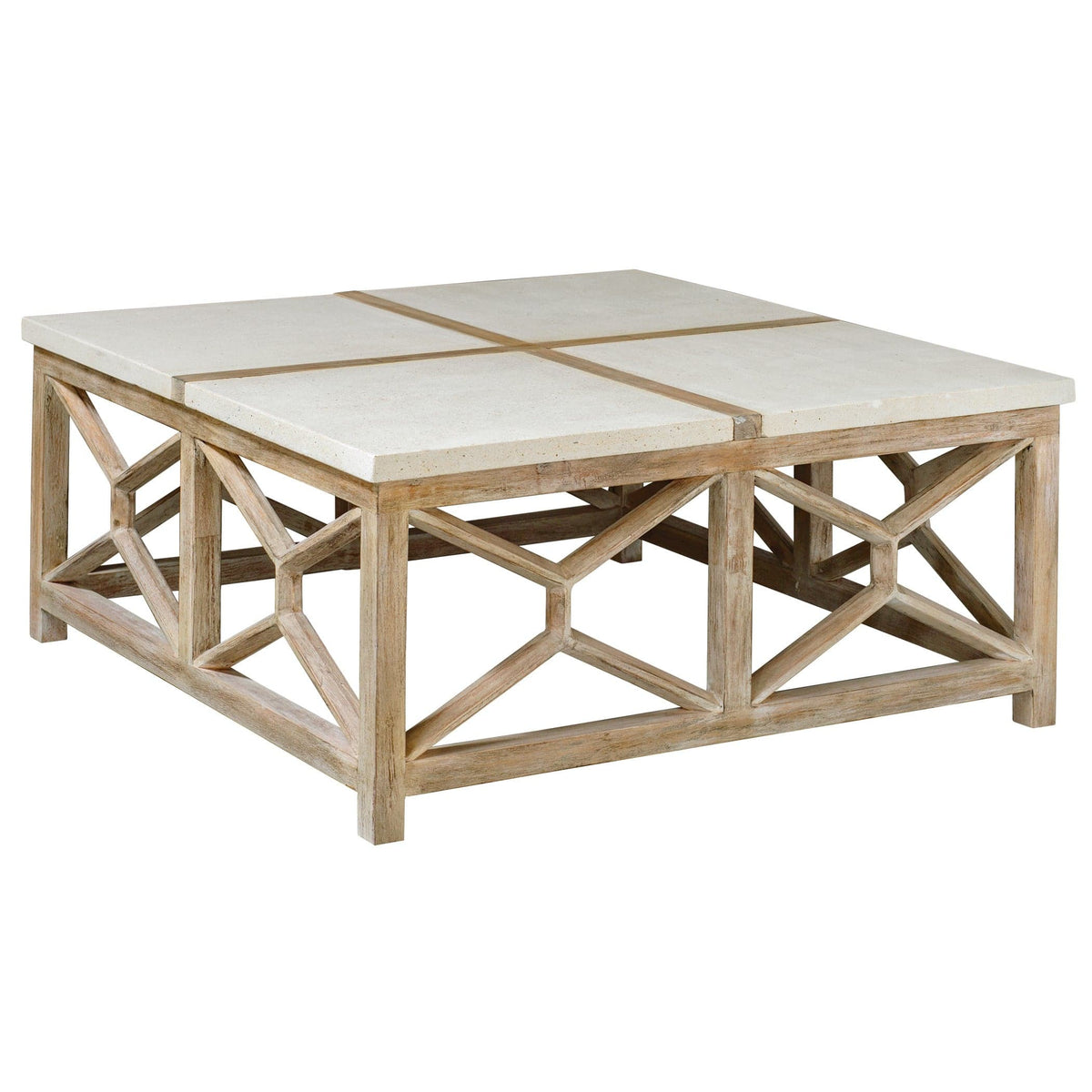 Uttermost Living Catali Stone Coffee Table House of Isabella UK