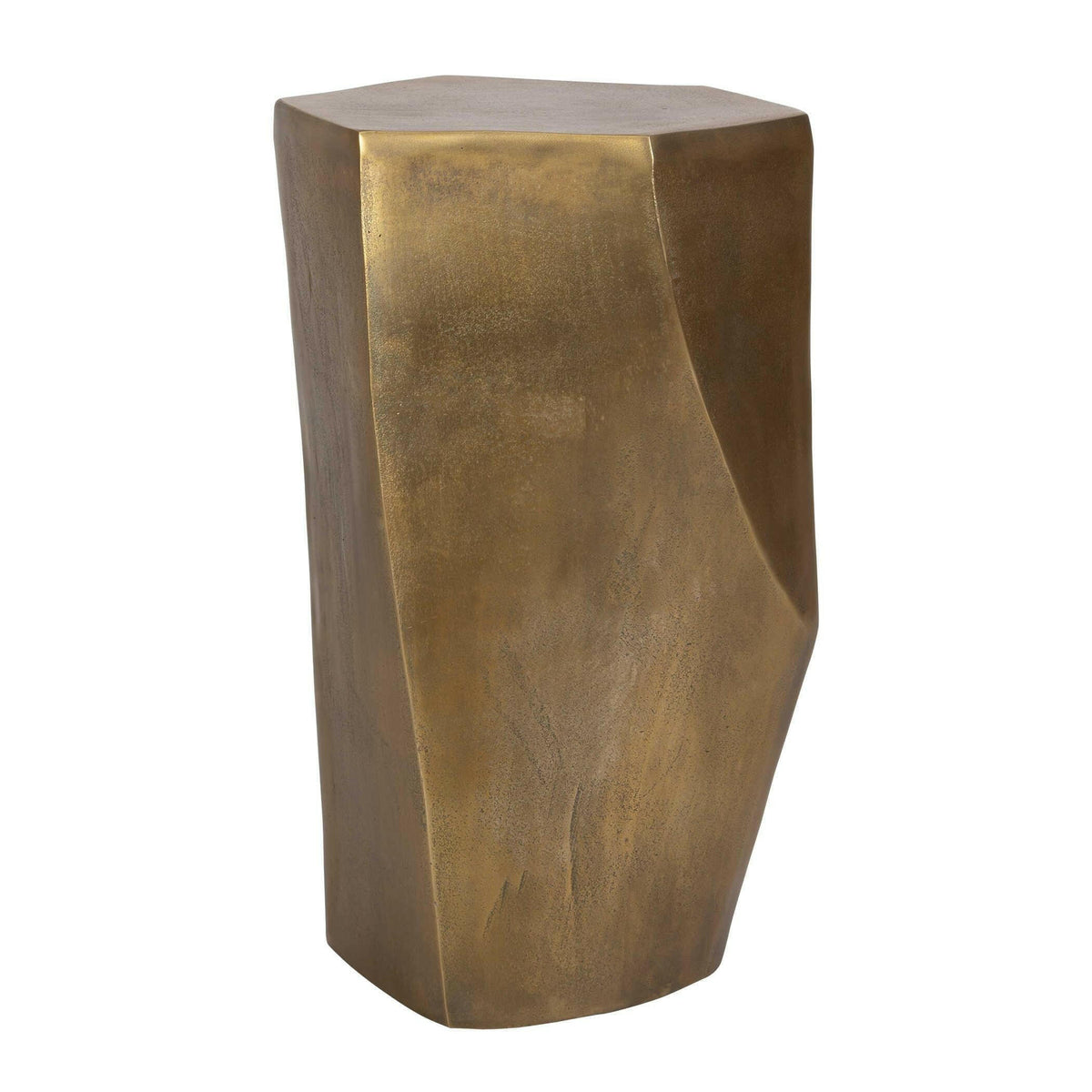 Cathenna Accent Table - Brass.