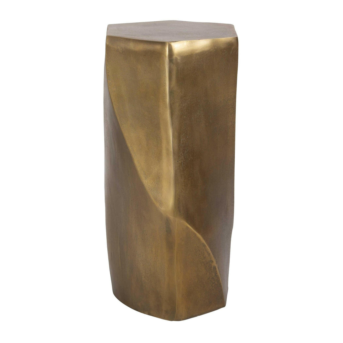 Cathenna Accent Table - Brass.
