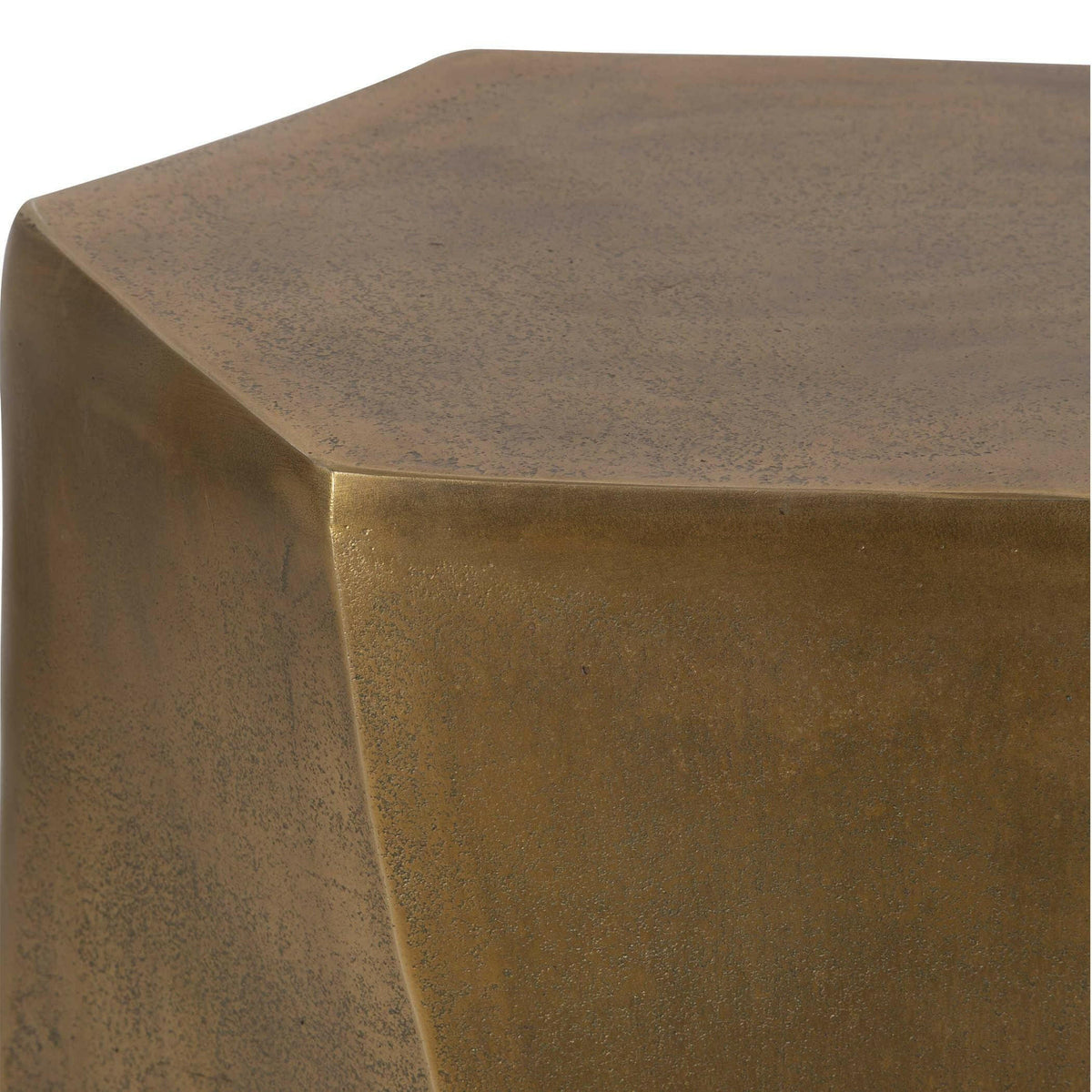 Cathenna Accent Table - Brass.