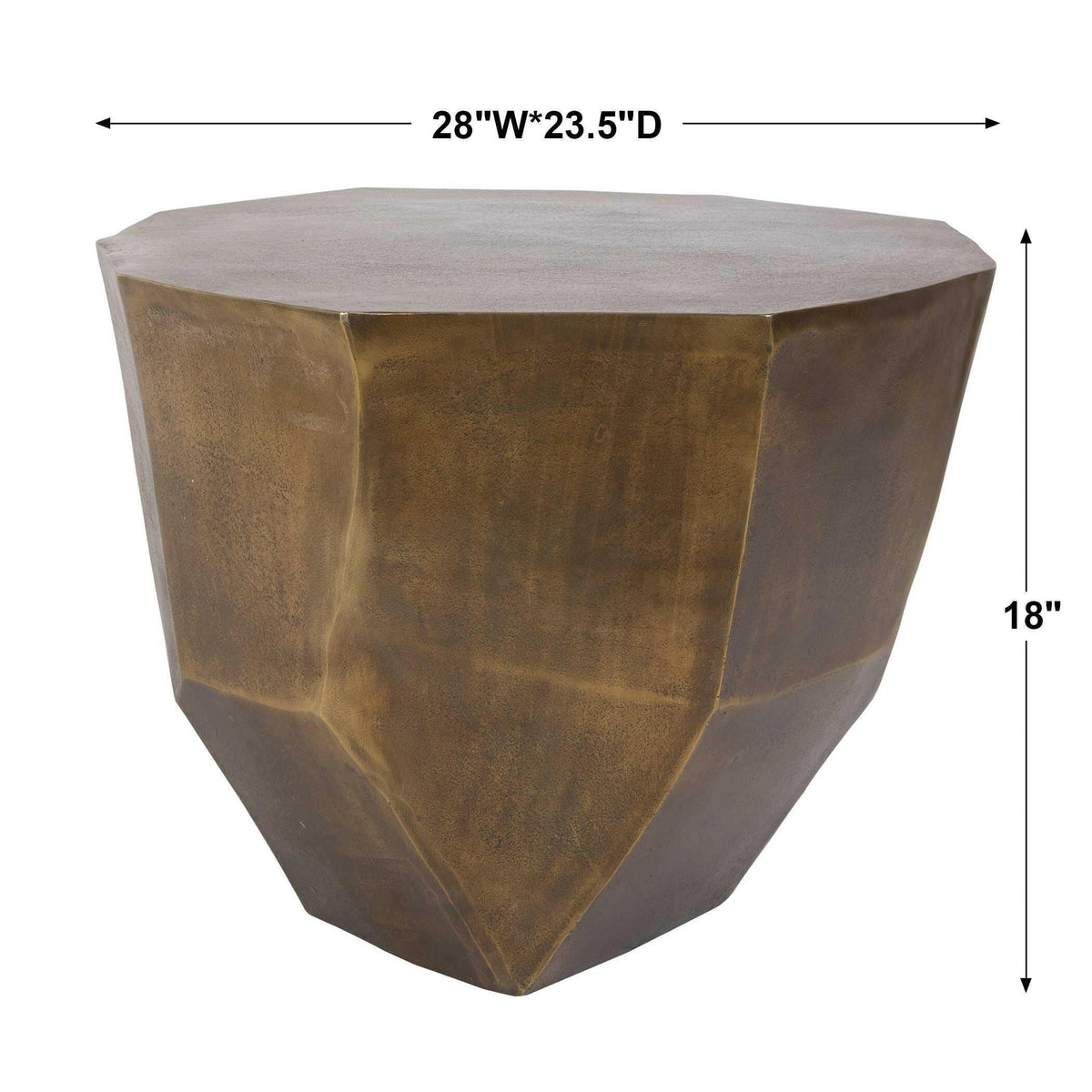 Cathenna Coffee Table - Brass Medium.