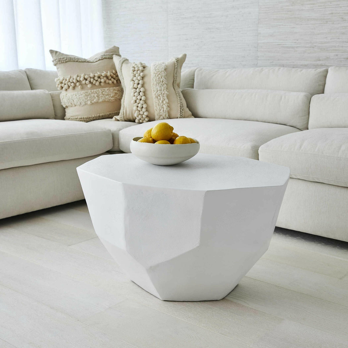 Cathenna Coffee Table - White Medium.