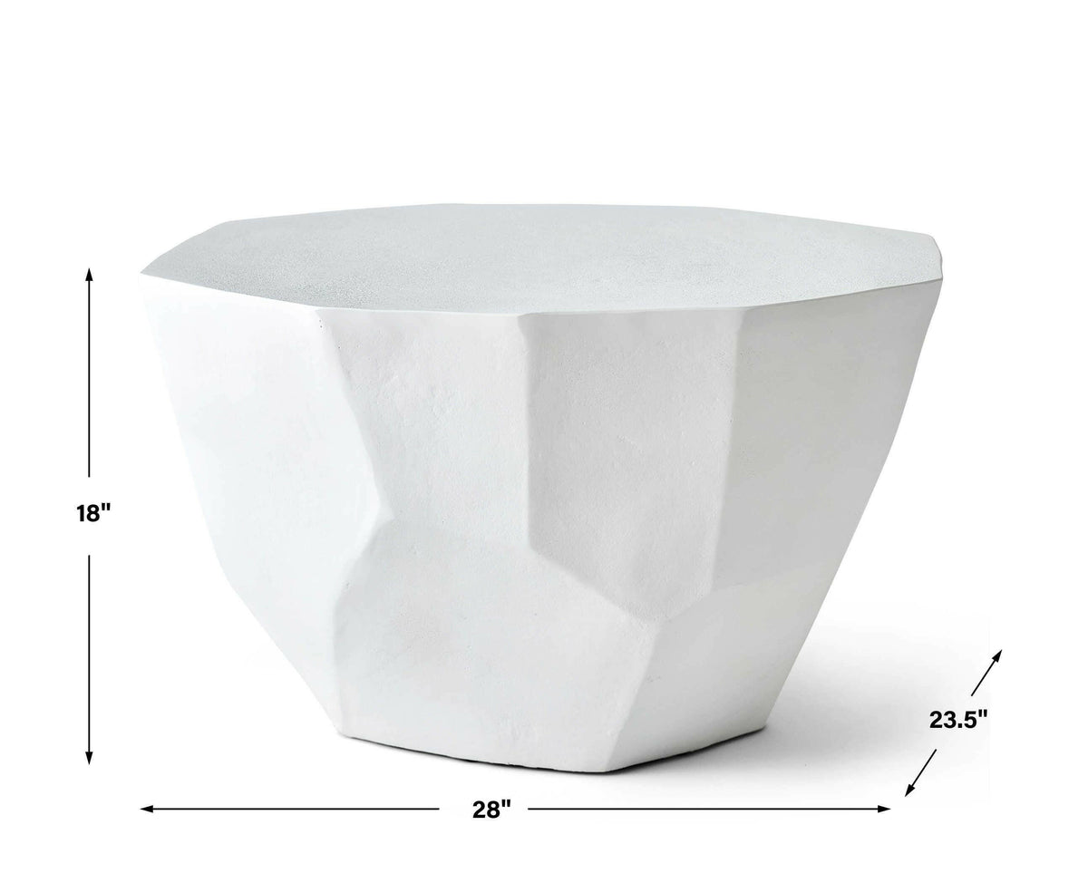 Cathenna Coffee Table - White Medium.