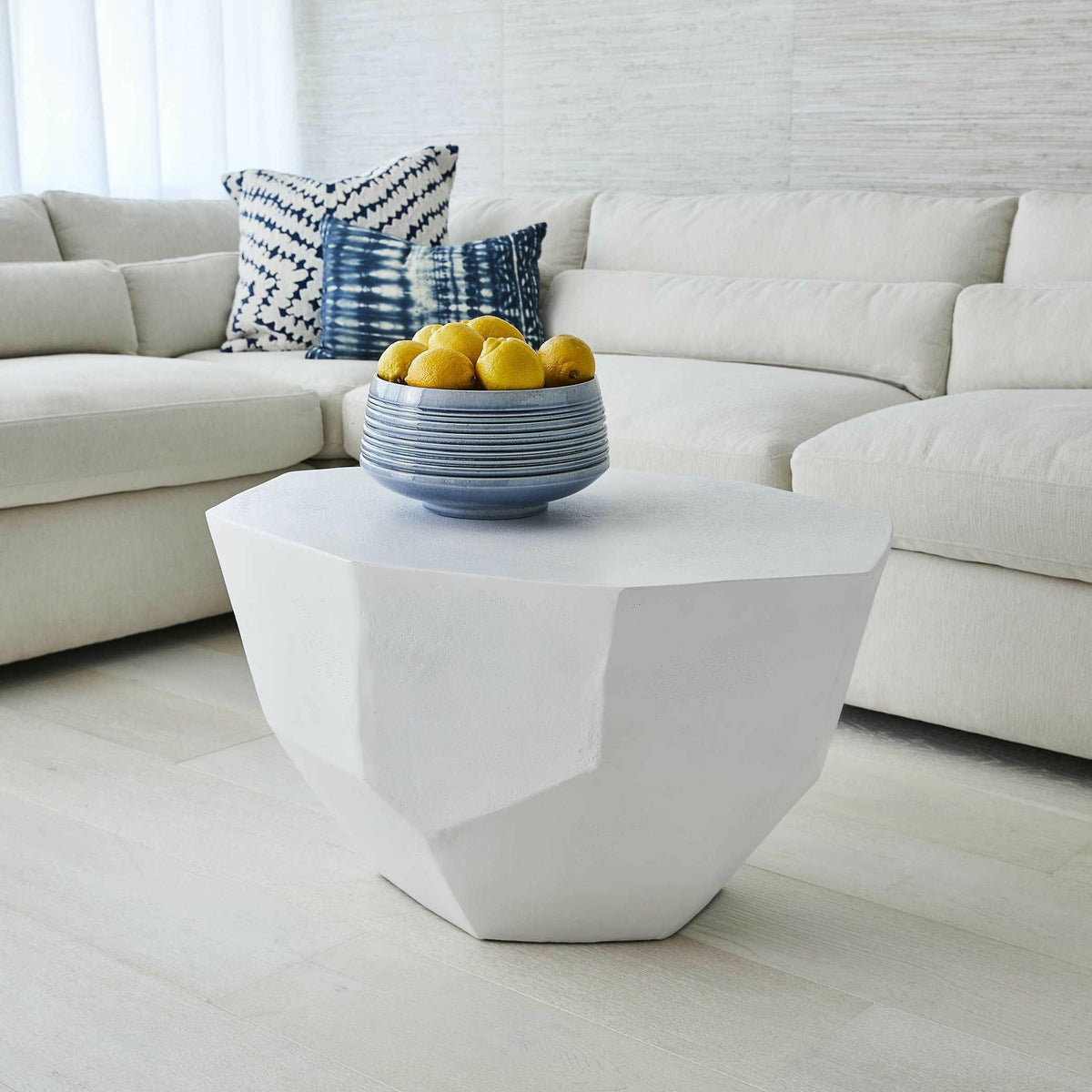 Cathenna Coffee Table - White Medium.