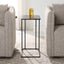 Uttermost Living Cavern Stone & Iron Accent Table House of Isabella UK