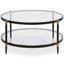 Uttermost Living Chadid Round Coffee Table in Glass House of Isabella UK