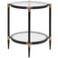 Uttermost Living Chadid Round Side Table in Glass House of Isabella UK