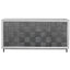 Uttermost Living Checkerboard 4 Door Gray Cabinet House of Isabella UK