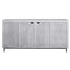 Uttermost Living Checkerboard 4 Door Gray Cabinet House of Isabella UK