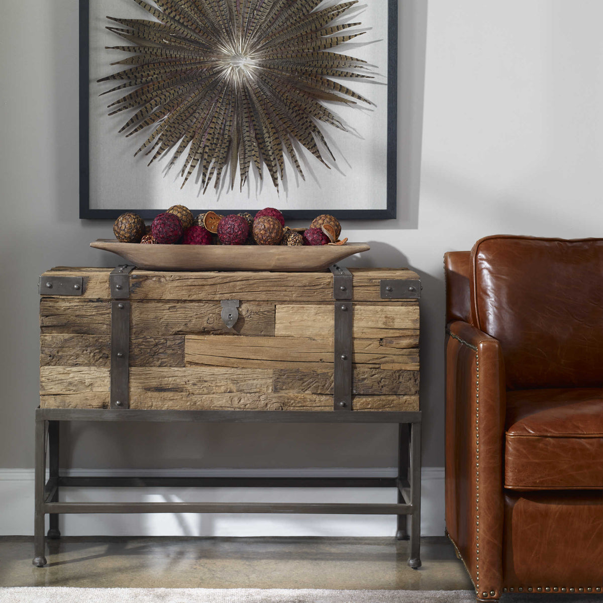 Uttermost Living Chester Storage Trunk House of Isabella UK