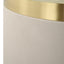 Uttermost Living Circuit Brass & White Accent Table House of Isabella UK