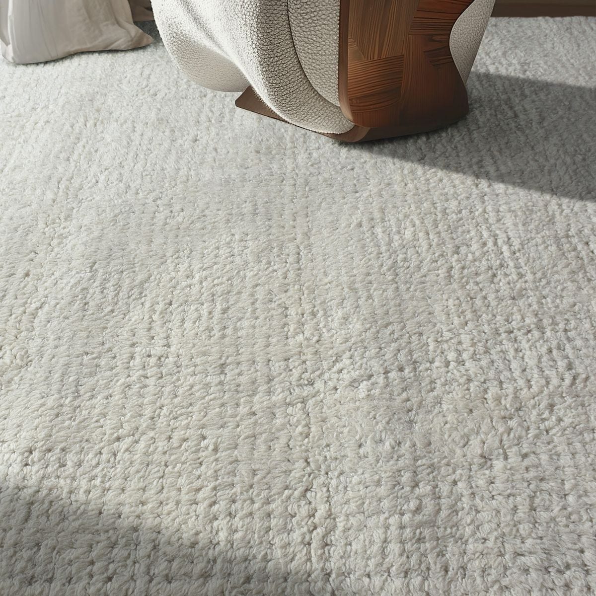 Uttermost Living Clayhill Rug in Ivory White - 182 x 274 cm House of Isabella UK
