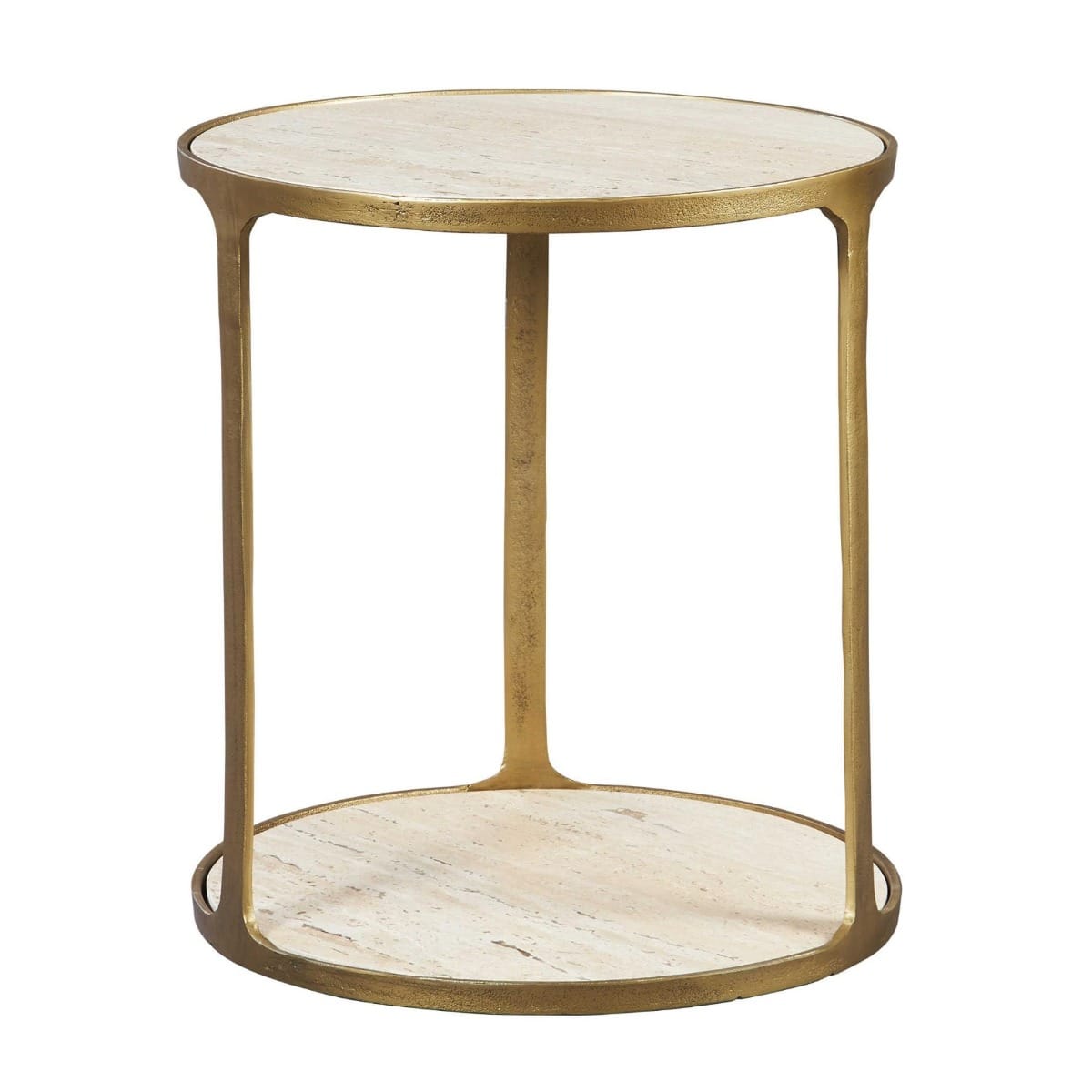Uttermost Living Clench Side Table in Brass House of Isabella UK