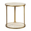 Uttermost Living Clench Side Table in Brass House of Isabella UK