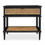 Uttermost Living Coast Black Rattan Side Table House of Isabella UK