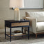 Uttermost Living Coast Black Rattan Side Table House of Isabella UK