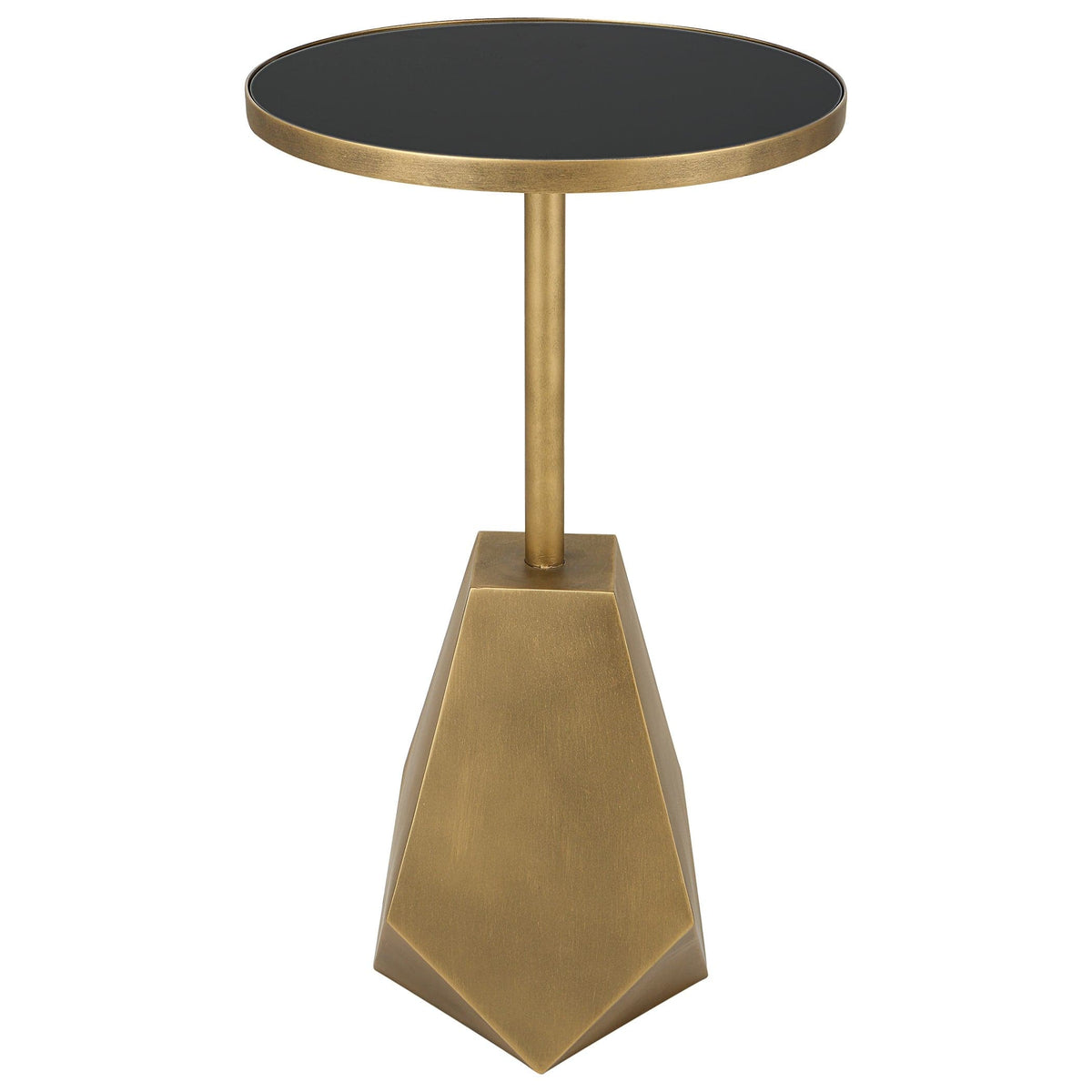 Uttermost Living Comet Geometric Bronze Accent Table House of Isabella UK