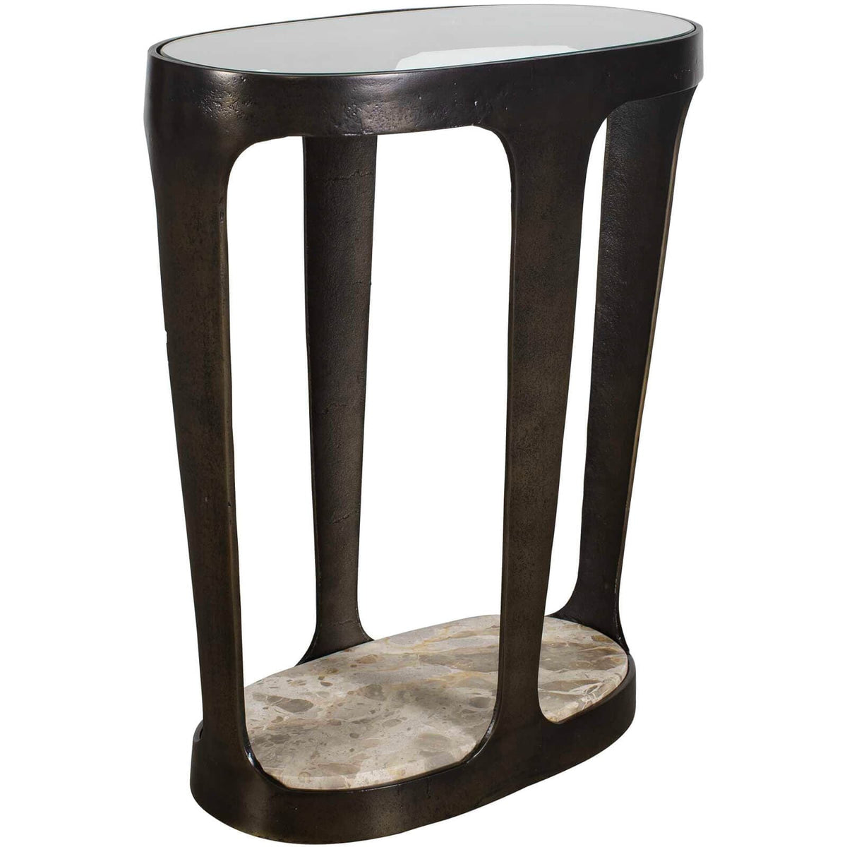 Uttermost Living Coronado Side Table in Dark Bronze House of Isabella UK