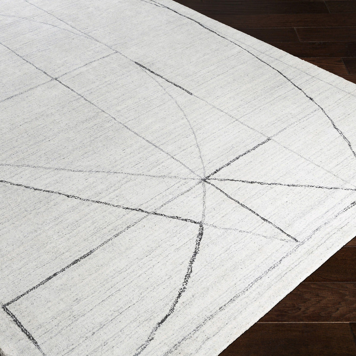 Uttermost Living Costilla Modern White 6 X 9 Rug House of Isabella UK