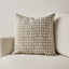Uttermost Living Cotton Patch Cushion in Snow House of Isabella UK