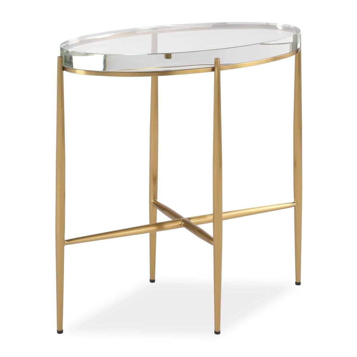 Uttermost Living Crystal Clear Accent Table House of Isabella UK