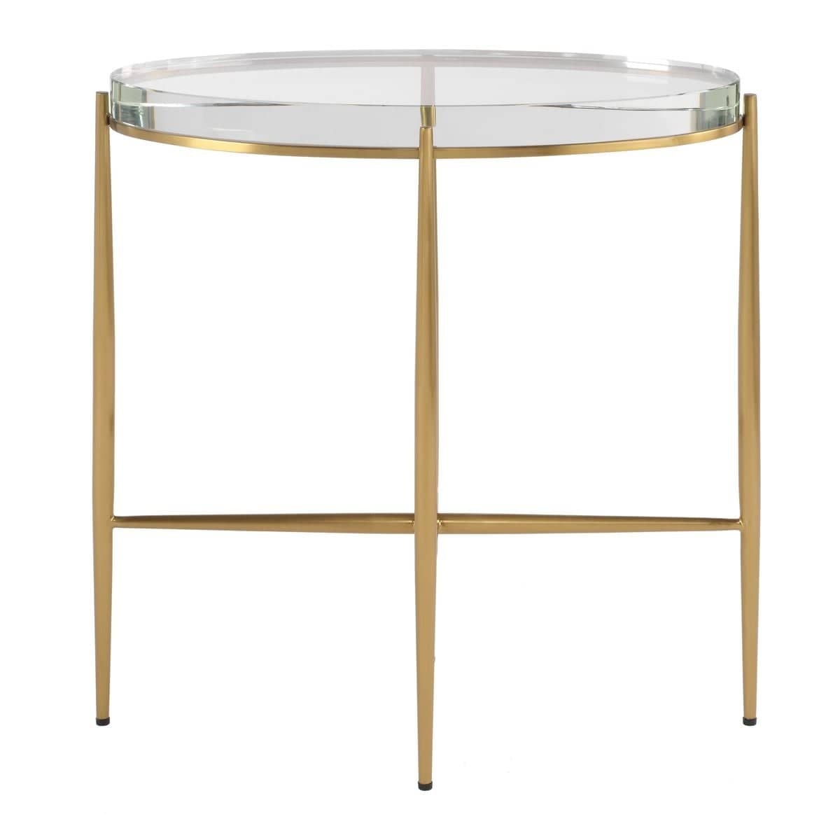 Uttermost Living Crystal Clear Accent Table House of Isabella UK