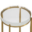 Uttermost Living Crystal Clear Round Accent Table House of Isabella UK