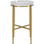 Uttermost Living Crystal Clear Round Accent Table House of Isabella UK